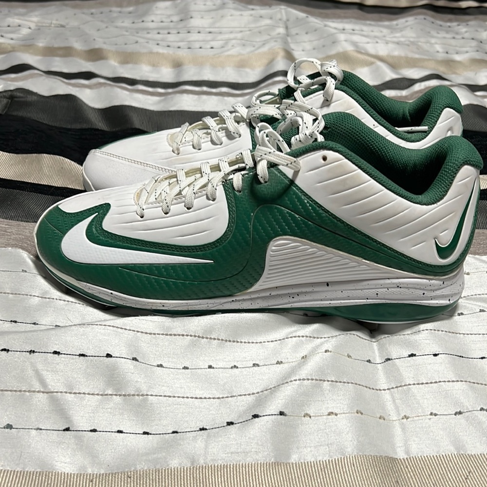 Nike Cleats - White Green - Air MVP Pro Metal 2